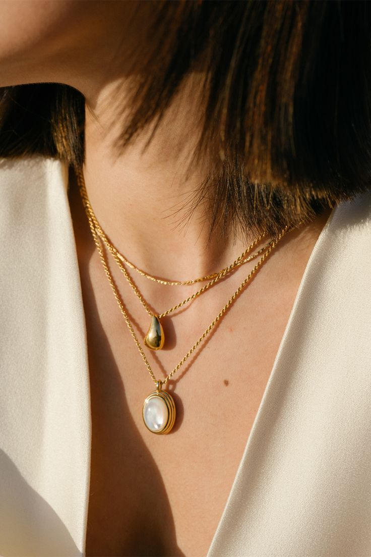 Petite Floral Halo Chain
