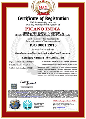 ISO 9001:2015 Certificate