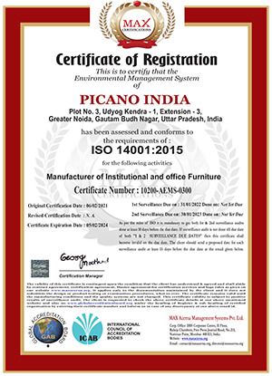 ISO 14001:2015 Certificate