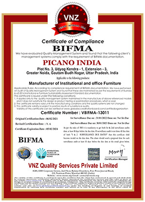 BIFMA Certificate